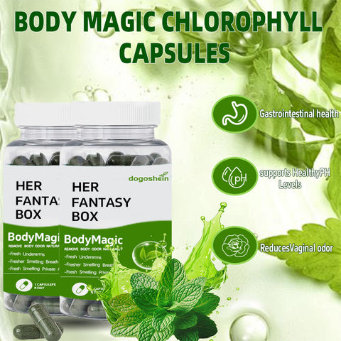 Chlorophyll Capsules 800 mg - Natural